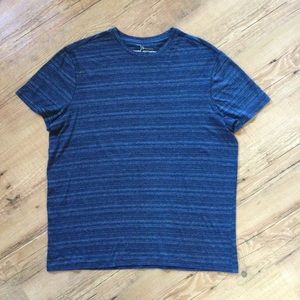 Dark Blue Striped T-shirt